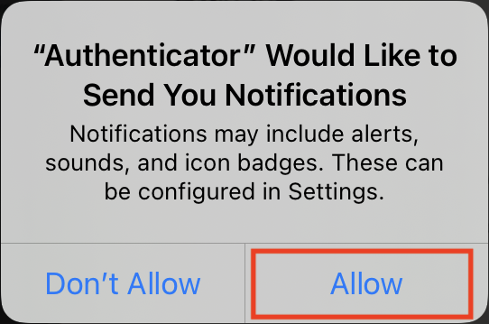 iOS提示通知权限允许按钮强调微软认证者